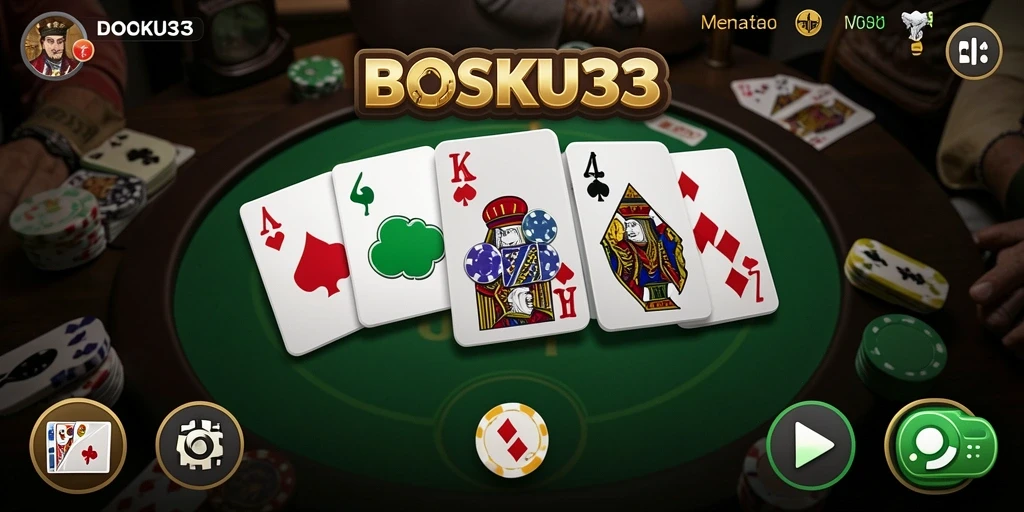Tampilan screenshot gameplay domino yang seru dan menarik.