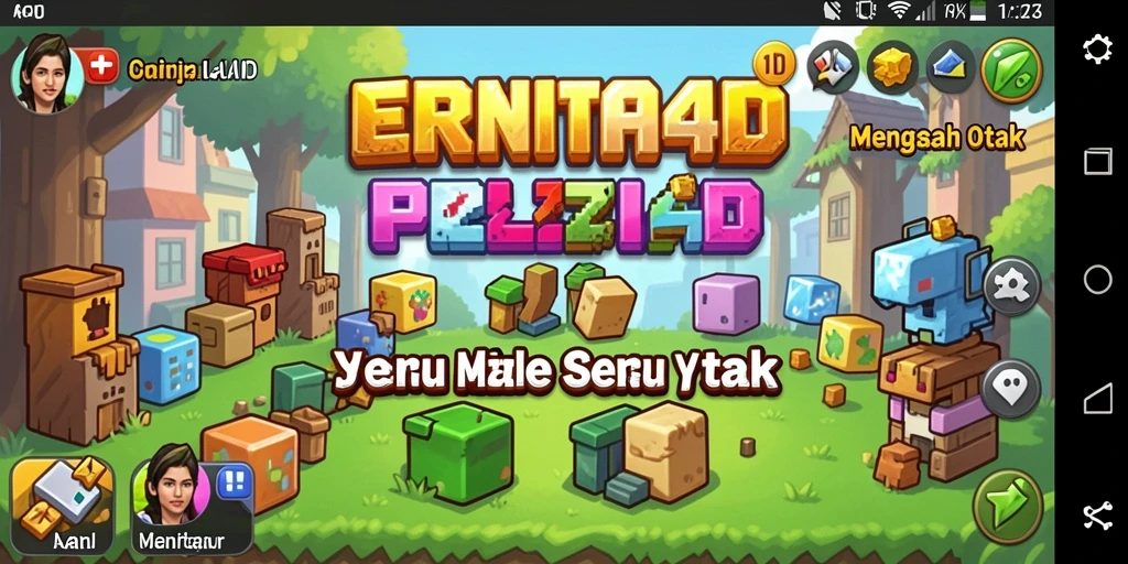 Tangkapan layar gameplay ERNITA4D yang menarik dan menantang.