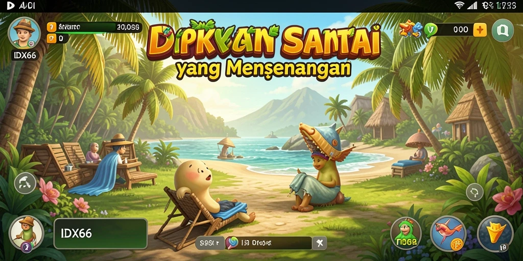 Tampilan gameplay <strong>IDX66</strong> yang penuh warna dan menyenangkan.