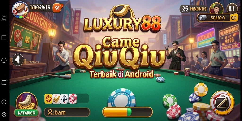 Screenshot gameplay LUXURY88 yang menampilkan momen seru QiuQiu.