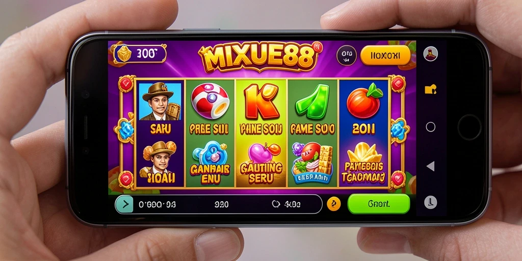Screenshot gameplay MIXUE88 menampilkan suasana Slot yang seru dan mengasyikkan.