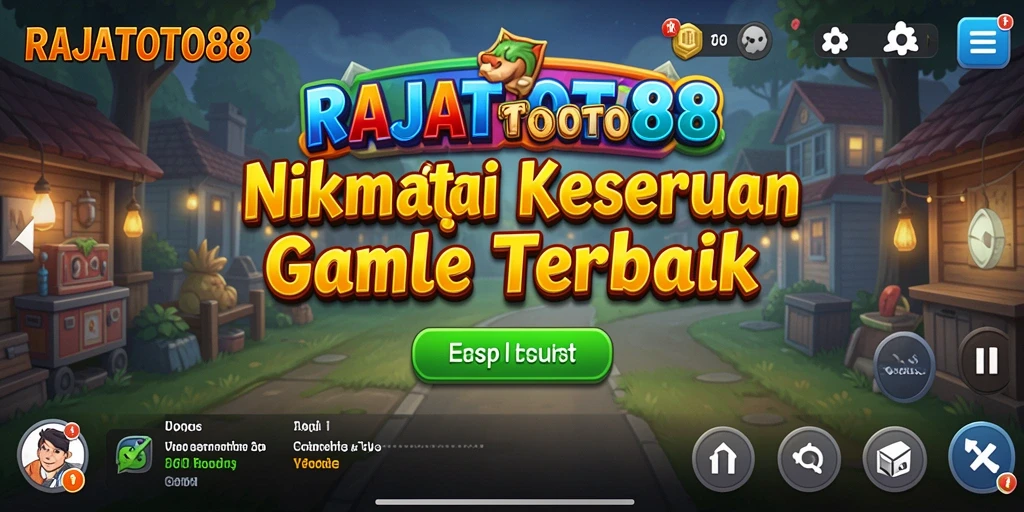 Tampilan gameplay menarik dari RAJATOTO88 yang menampilkan karakter Idle.