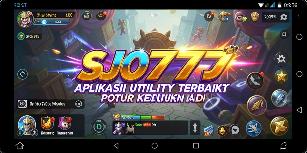 Tampilan antarmuka SJO777 yang sederhana dan intuitif.